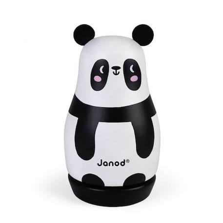 Boite à musique en bois - JANOD - Panda - Pop! Goes the wheasel - Blanc - Mixte - 12 mois BLANC 3 - vertbaudet enfant 