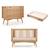 Lit bébé évolutif Marley - AKITEN RETAIL - Bois 70x140 cm - Marron - Chambre bébé BLANC 1 - vertbaudet enfant 