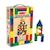 Blocs en bois - MELISSA & DOUG - 100 blocs en 4 couleurs et 9 formes VERT 2 - vertbaudet enfant 
