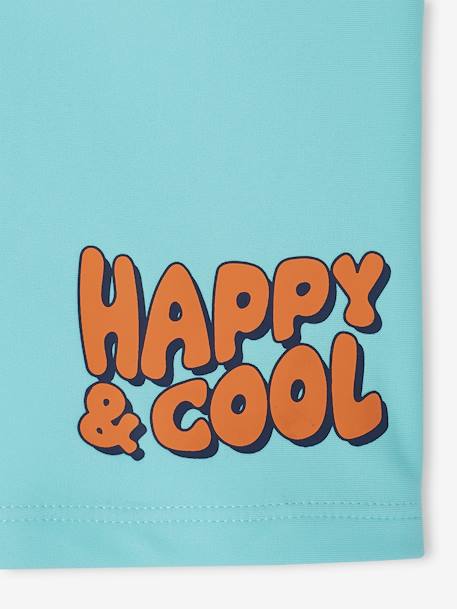 Shorty de bain 'Happy & Cool' garçon vert d'eau 3 - vertbaudet enfant 