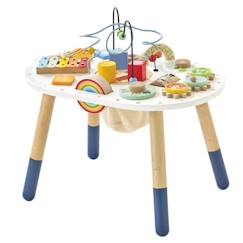 -Table d'activités en bois Label Tour de LE TOY VAN pour bébé de 12 mois et plus - Jeu d'éveil multi-sensoriel