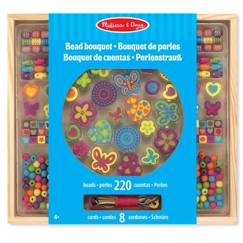 Jouet-Activités artistiques et musicales-Jeu de perles Bouquet De Perles MELISSA & DOUG - Jouet créatif pour enfant de 4 ans et plus