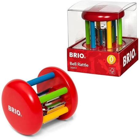 Hochet BRIO 30051 - Multicolore - Mixte - Rouge - Bébé ROUGE 3 - vertbaudet enfant 