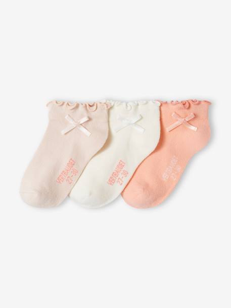 Fille-Lot de 3 paires de soquettes fille