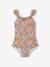 Maillot de bain à fleurs 1 pièce fille écru 1 - vertbaudet enfant 