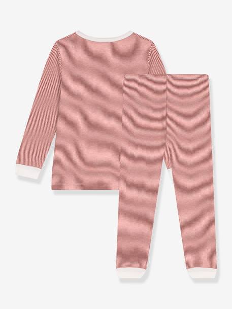 Pyjama rayé PETIT BATEAU rayé rouge 3 - vertbaudet enfant 