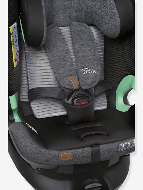 Siège-auto CHICCO Bi-Seat i-Size Air 40 à 150 cm, équivalence groupe 0+/1/2/3 Black Melange 11 - vertbaudet enfant 