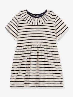 Bébé-Robe, jupe-Robe rayée bébé PETIT BATEAU