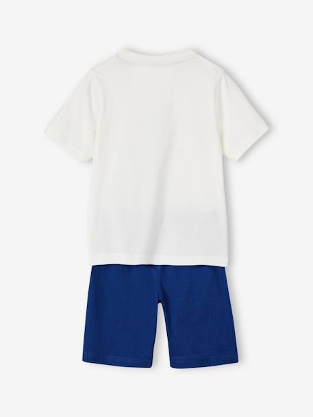 Pyjashort bicolore garçon Pat’Patrouille® Ecru/bleu roi 6 - vertbaudet enfant 