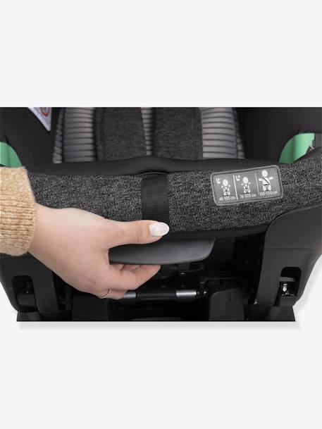 Siège-auto CHICCO Bi-Seat Air avec base rotative 360 i-Size 40 à 150 cm, équivalence groupe 0+/1/2/3 Black Air 5 - vertbaudet enfant 