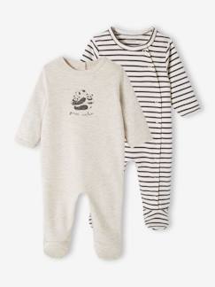 Bébé-Pyjama, surpyjama-Lot de 2 dors-bien bébé en interlock