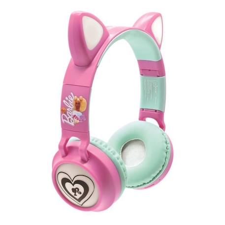 Casque Bluetooth Barbie avec effets lumineux ROSE 3 - vertbaudet enfant 