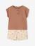 Ensemble naissance : T-shirt tunisien + short bébé moka 1 - vertbaudet enfant 