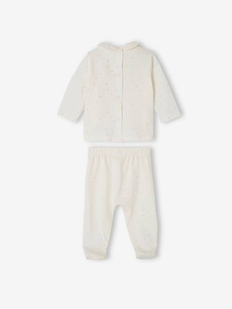 Lot de 2 pyjamas bébé 2 pièces en jersey écru 4 - vertbaudet enfant 