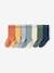 Lot de 7 paires de chaussettes garçon BASICS chocolat+vert 3 - vertbaudet enfant 