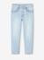 Jean droit Morpho fille Tour de hanches large denim bleached+stone 1 - vertbaudet enfant 