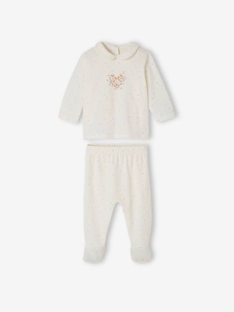 Lot de 2 pyjamas bébé 2 pièces en jersey écru 2 - vertbaudet enfant 