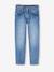 Jean droit MorphologiK fille tour de hanches Fin denim bleached+stone 5 - vertbaudet enfant 