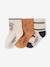 Lot de 3 paires de chaussettes 'dune' bébé garçon sable 1 - vertbaudet enfant 