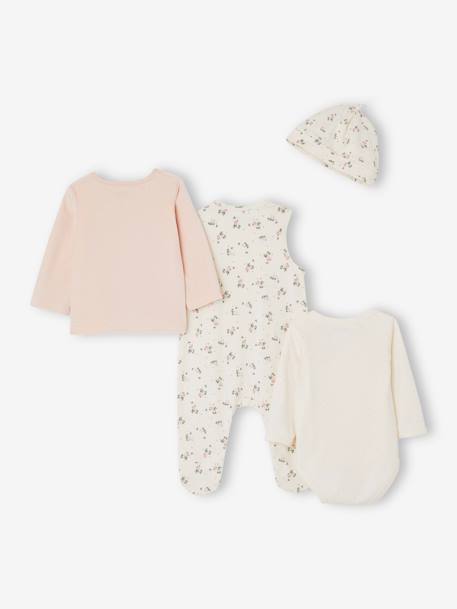 Kit naissance personnalisable 4 pièces bleu ciel+rose pâle 14 - vertbaudet enfant 