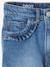 Jean droit MorphologiK fille tour de hanches Fin denim bleached+stone 7 - vertbaudet enfant 