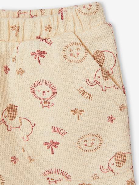 Ensemble naissance : T-shirt tunisien + short bébé moka 6 - vertbaudet enfant 