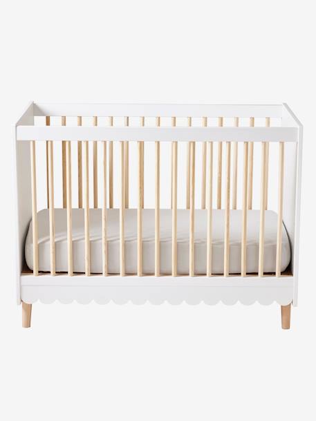 Lit bébé évolutif LIGNE FESTON blanc 5 - vertbaudet enfant 