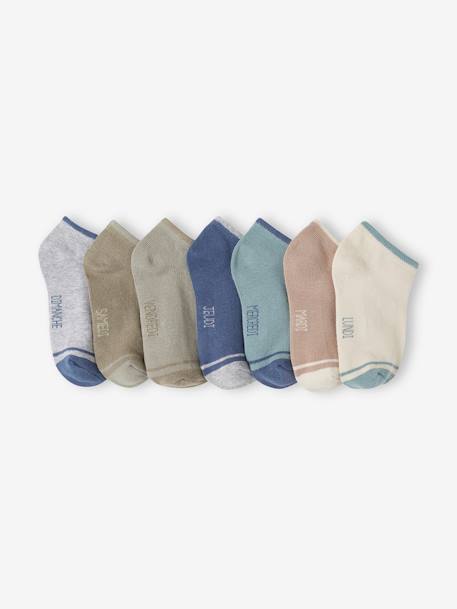 Vertbaudet Lot de 5 paires de chaussettes garçon lot curcuma 27/30 :  : Mode