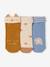 Lot de 3 paires de chaussettes 'animaux' bébé bleu grisé 2 - vertbaudet enfant 