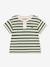 T-shirt rayé en jersey garçon PETIT BATEAU rayé vert 1 - vertbaudet enfant 