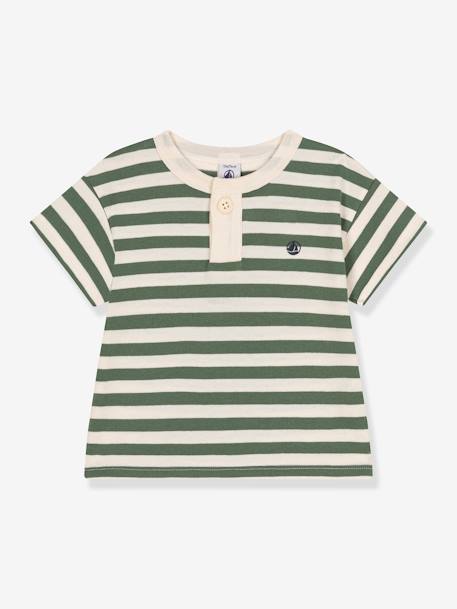 T-shirt rayé en jersey garçon PETIT BATEAU  - vertbaudet enfant