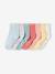 Lot de 7 paires de mi-chaussettes fille BASICS abricot 1 - vertbaudet enfant 