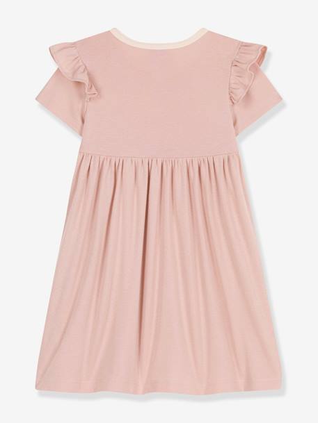 Robe manches courtes PETIT BATEAU rose pâle 2 - vertbaudet enfant 