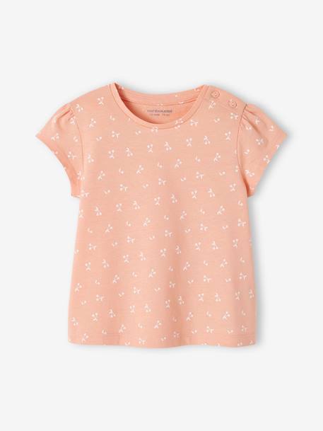 Lot de 2 T-shirts basics bébé manches courtes rose+vieux rose 3 - vertbaudet enfant 