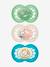 Lot de 3 sucettes en silicone MAM Original 18 mois+ Vert + sable + bleu 1 - vertbaudet enfant 