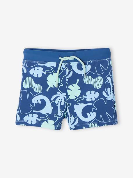 Ensemble de bain garçon T-shirt anti-UV + boxer bleu 4 - vertbaudet enfant 