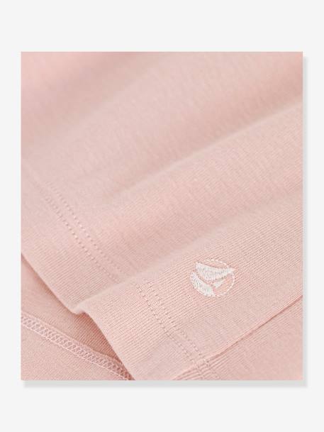 Robe manches courtes PETIT BATEAU rose pâle 3 - vertbaudet enfant 