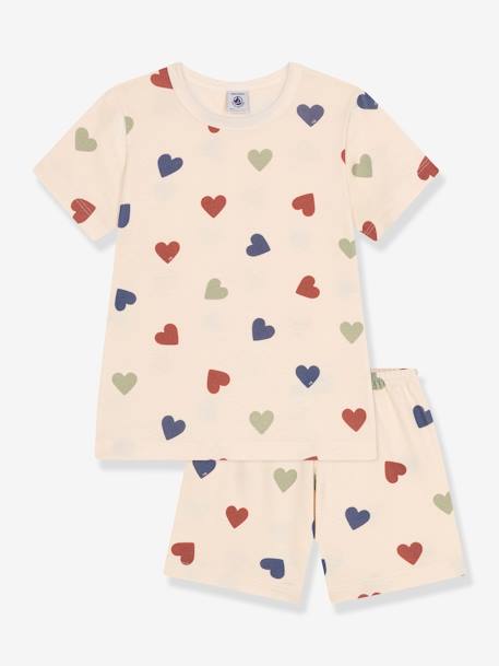 Fille-Pyjama short imprimé coeur PETI BATEAU