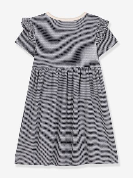 Robe manches courtes PETIT BATEAU bleu 2 - vertbaudet enfant 