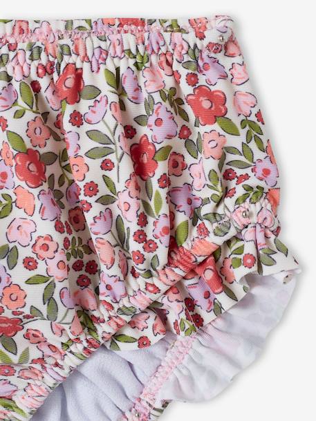 Ensemble de bain T-shirt anti UV + culotte + bob bébé fille rose 8 - vertbaudet enfant 