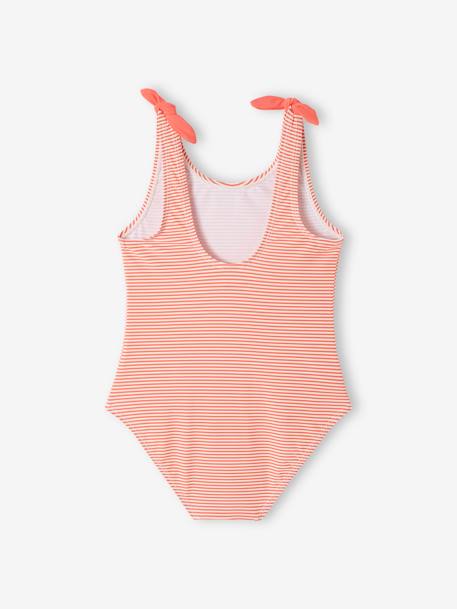 Lot de 2 maillots de bain 1 pièce coeurs fille corail 5 - vertbaudet enfant 