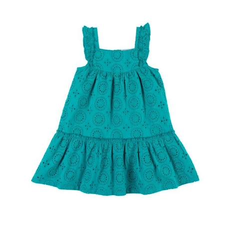 Robe évasée fleurie BLEU 1 - vertbaudet enfant 