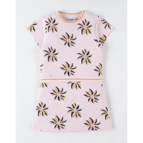 Robe imprimé soleil en molleton ROSE 3 - vertbaudet enfant 