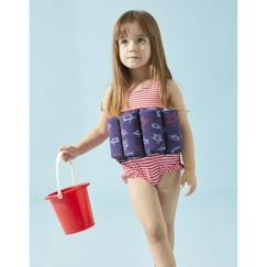 Maillot bouée à imprimé tortue, marine/rouge 2Y  - vertbaudet enfant