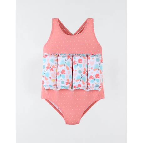 Maillot bouée à imprimé papillon, corail/aqua 3Y BLEU 3 - vertbaudet enfant 