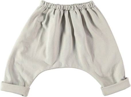 Pantalon bébé Baobab en molleton GRIS 1 - vertbaudet enfant 