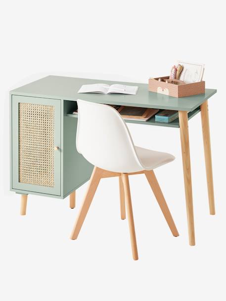 Bureau enfant LIGNE POÉSIE rose nude+vert 7 - vertbaudet enfant 