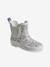 Bottes de pluie élastiquées enfant collection maternelle blanc imprimé 1 - vertbaudet enfant 