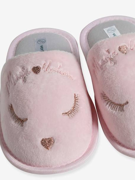 Chaussons mules enfant licorne rose 6 - vertbaudet enfant 