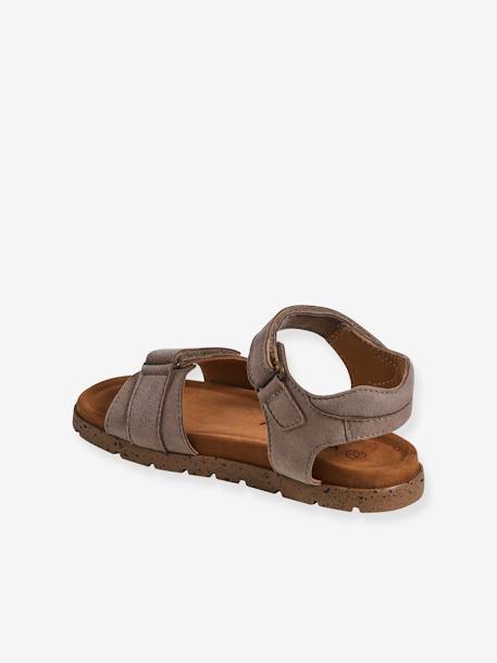 Sandales scratchées cuir enfant marine+sable 8 - vertbaudet enfant 